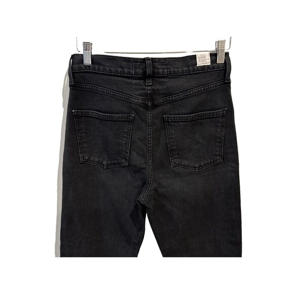 Frank & Eileen Monaghan Size 28  Mom Jeans Black Wash High Rise Straight $249 - Picture 11 of 16